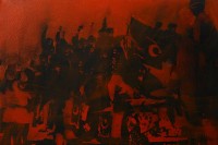 Rida Kazmi, Independence, 20 x 30 Inch, Acrylic On Canvas, Figurative Painting, AC-RDK-CEAD-031
